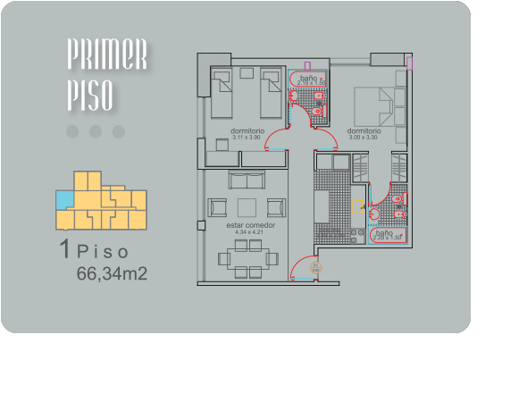 Primer pisoa